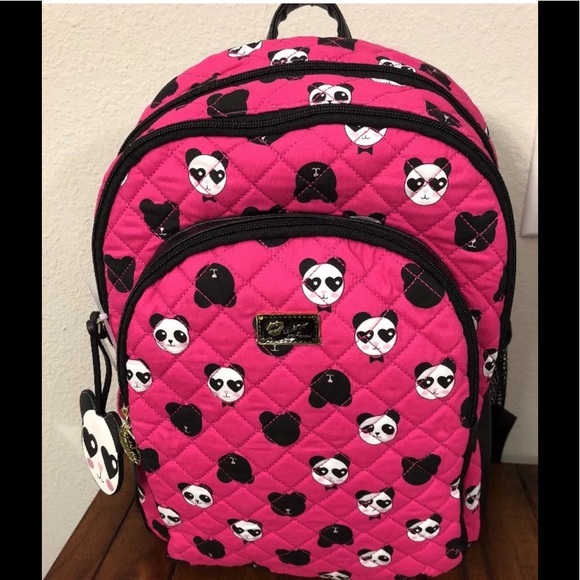 betsey johnson backpack panda